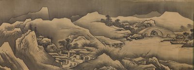 Landskap, 1600-tallet. av Unkoku Toban