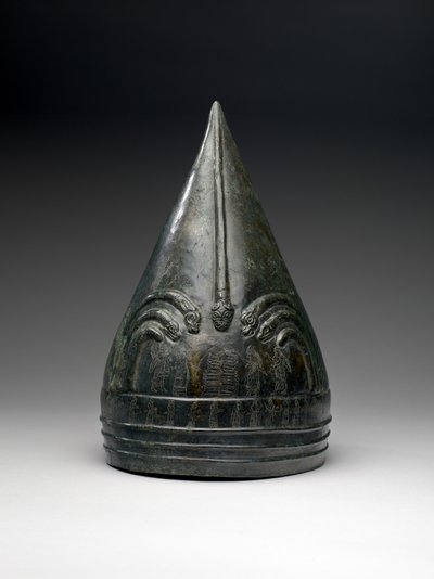 Hjelm, 850–700 f.Kr. (bronse) av Urartian