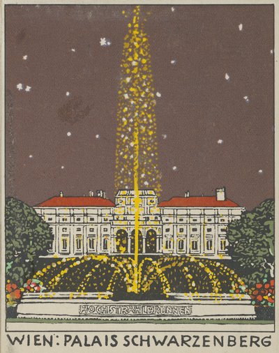Wien: Palais Schwarzenberg, 1908. av Urban Janke.