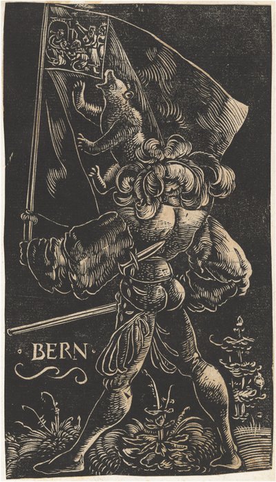 Fanebærer for kantonen Bern, 1521. av Urs Graf