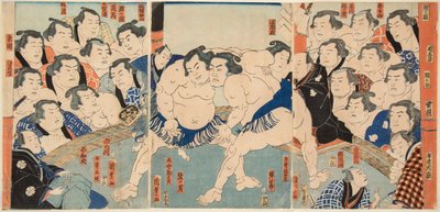 Liten m felt t Desmoen t Rewa kostnad er Yamae t Jimaru. Bilder og annen m-pe nasjonalitet (Toyokuni bra), Utagawa (1786-1865) av Utagawa Kunisada