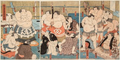 Liten m felt t s ut rs ky rombilde t Hideyama. Kunisada Utagawa (1786–1865) av Utagawa Kunisada