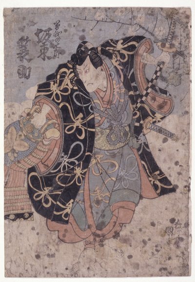Bånd? Minosuke i rollen som Soga Gor? (treblokktrykk i farger) av Utagawa (1786 1865) Kunisada