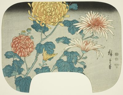 Krysantemum av Utagawa Hiroshige