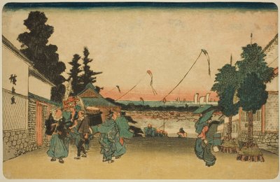 Kasumigaseki, fra Te-serien s av Utagawa Hiroshige