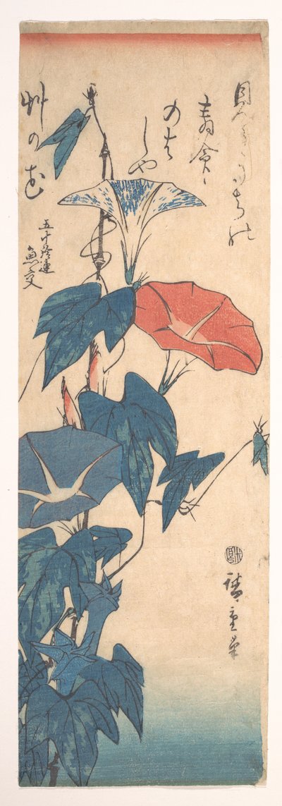Prunkwinden av Utagawa Hiroshige