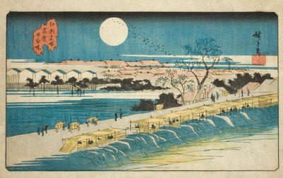 Nihon Embankment near the Yoshiwara (Yoshiwara Nihon-zutsumi), from the series "Famous Places in Edo (Koto meisho)"   1286616   no       norwegian Successfully Translated  Original: Atlantic Translat: Atlantic 1409028 no norwegian Successfully Translated O av Utagawa Hiroshige