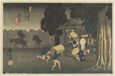No.40 Suhara, 1830-1844 av Utagawa Hiroshige