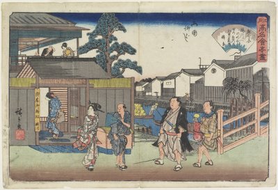 Umegawa ved Yanagibashi Inryo _ Very, ca. 1835-1842 av Utagawa Hiroshige