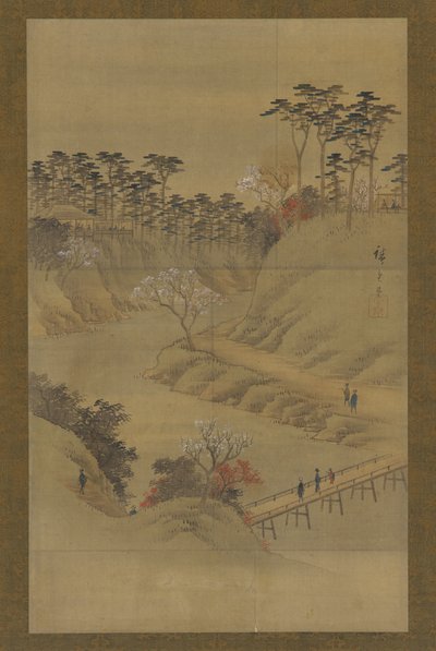 Sommerlandskap, midten av 1800-tallet. av Utagawa Hiroshige II