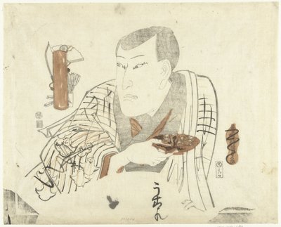 Skuespiller med rett av Utagawa Kunisada (I)