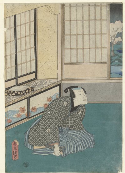 Den tredje måneden Yayoi Moderne Genji-historier i løpet av de tolv månedene (serietittel) Imayo Genji junikagetsu no uchi av Utagawa Kunisada (I)
