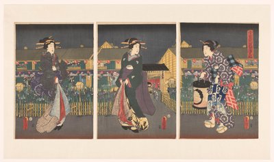 Irissen Inn Boei zensei hanashobu no zu av Utagawa Kunisada (I)