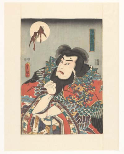 Den nye Taira-keiseren Masakado (tittel på objekt) av Utagawa Kunisada (I)