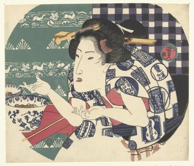 Udon restaurant av Utagawa Kunisada (I)