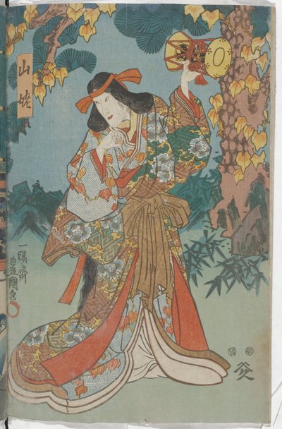 Fjellheks av Utagawa Kunisada