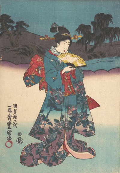 Skrive ut. av Utagawa Kunisada