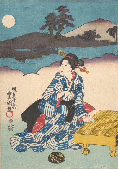 Skrive ut. av Utagawa Kunisada