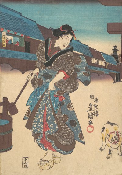 Skrive ut. av Utagawa Kunisada