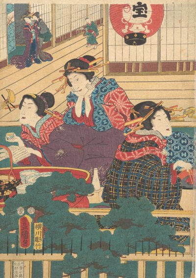 Skrive ut. av Utagawa Kunisada