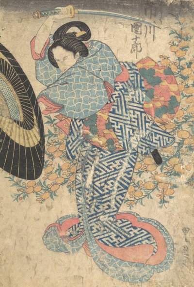 Trykk, 1800-tallet., 1800-tallet. av Utagawa Kunisada