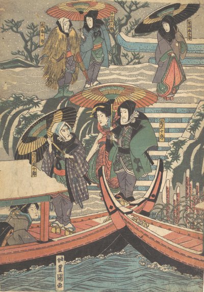 Trykk, 1800-tallet., 1800-tallet. av Utagawa Kunisada