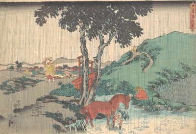 Den femte månedens regn Samidare, 1800-tallet., 1800-tallet. av Utagawa Kunisada