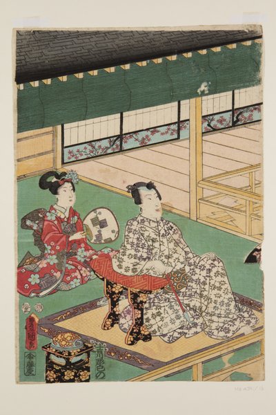 Den femte måneden (Satsuki) (treblokktrykk i farger) av Utagawa Kunisada