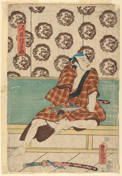 Skuespilleren Igoro Sawai av Utagawa Kunisada