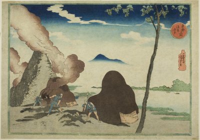 Asakusa Imado, fra serien "Famous Places in the Eastern Capital (Toto Meisho)" av Utagawa Kuniyoshi
