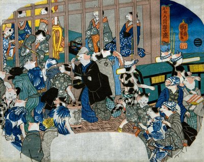 Blek måne av Utagawa Kuniyoshi