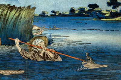Bilde av Miyato-elven av Utagawa Kuniyoshi