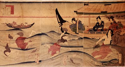 Hei Abba Ficain g. P Hayashi ts av Kuniyoshi Utagawa (v. 1797-1861) av Utagawa Kuniyoshi