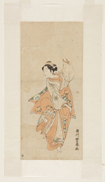 Geisha danser av Utagawa Toyoharu