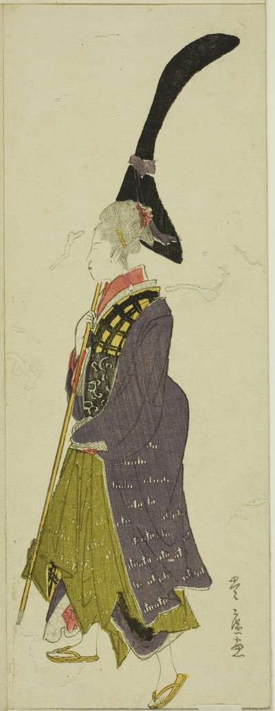 Parodi på en daimyo-prosesjon av Utagawa Toyohiro