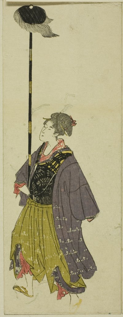 Parodi på en daimyo-prosesjon av Utagawa Toyohiro