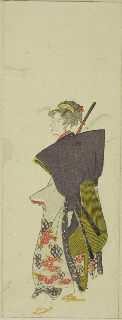 Parodi på en daimyo-prosesjon av Utagawa Toyohiro