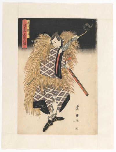 Kanpei jakt med brennende lunte av Utagawa Toyokuni (I)