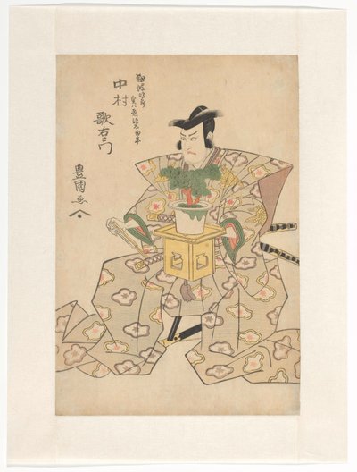 Nakamura Utaemon godt supplement lds bonsai tley av Utagawa Toyokuni (I)
