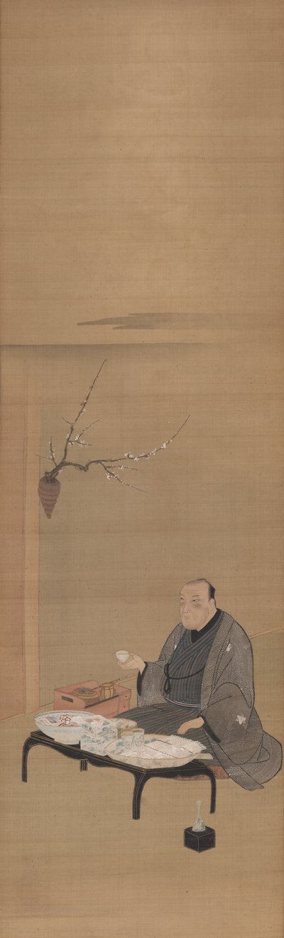 Portrett av Kinokuniya Bunzaemon, 1800-tallet. av Utagawa Toyokuni