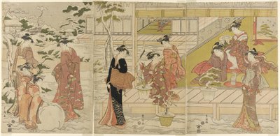 En parodi på f8-maskinen av Utagawa Toyokuni I