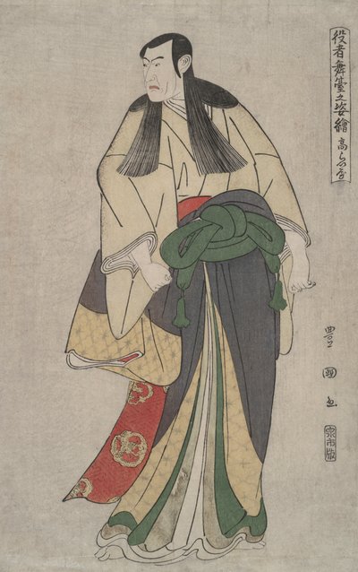 Matsumoto K?shir? IV (K?raiya): Bilder av skuespillere på scenen av Utagawa Toyokuni I