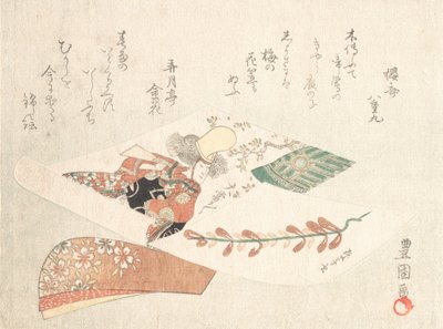 Trykk av en Kabuki-danser fra Maiden of the Dojoji Temple Musume Dojoji, ca. 1810-årene. av Utagawa Toyokuni I