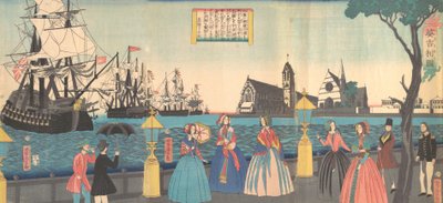 England Igirisukoku, 2. måned, 1865. av Utagawa Yoshitora