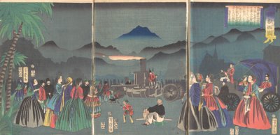 Frankrike furansukoku, 2. måned, 1865. av Utagawa Yoshitora