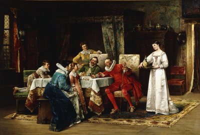 Den besøkende onkelen, av Vaclav Brozik