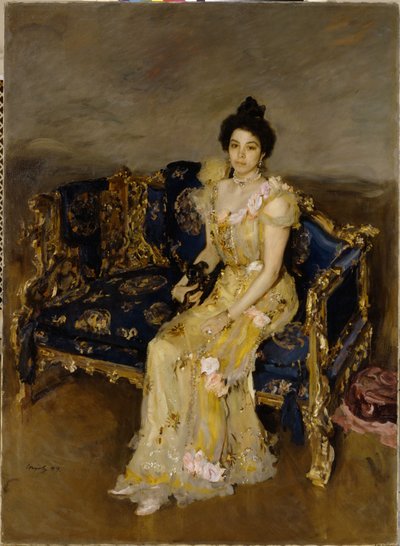 Portrett av Sofia Botkina, 1899 av Valentin Aleksandrovich Serov