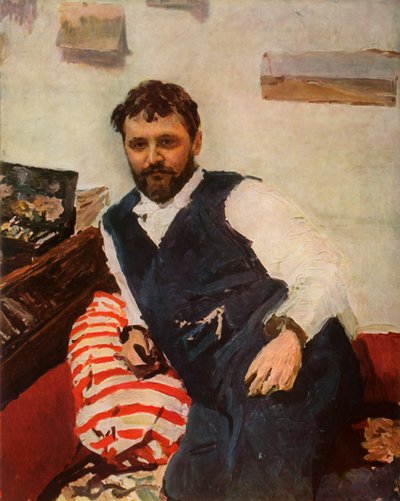 Portrett av maleren Constantin Alexandreyevich Korovin, 1891, 1965. av Valentin Aleksandrovich Serov
