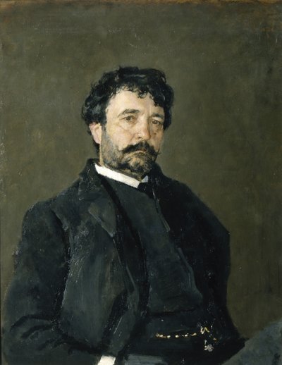 Portrett av operasangeren Angelo Masini 1844-1926, 1890 av Valentin Aleksandrovich Serov