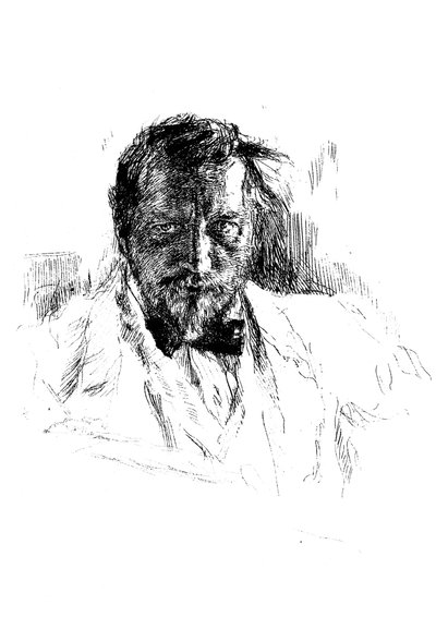 Selvportrett, 1898. av Valentin Aleksandrovich Serov